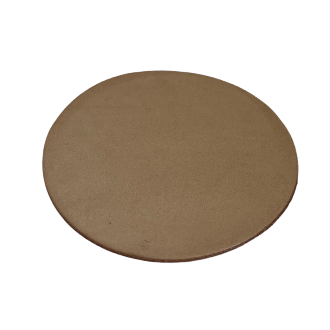 3.75" Leather coaster (pack of 4)